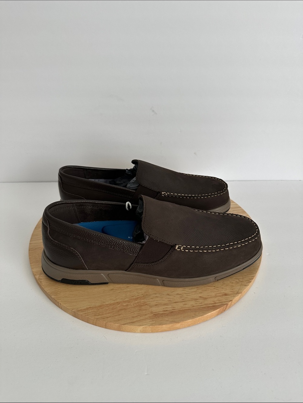 Nunn Bush Luca Mens Moc Closed Toe Slip-On Shoe